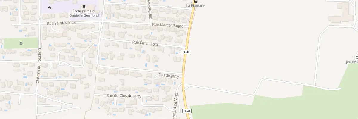 Plan du 5046 Jarry à Coudoux