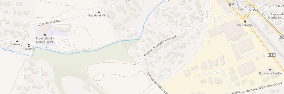 Plan du 21 Av de Logos Prolongee à Marignane
