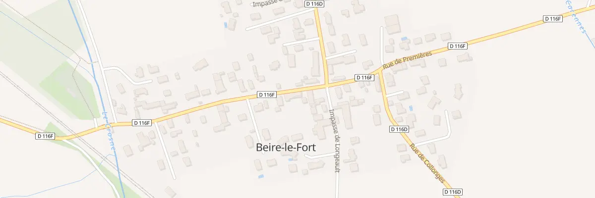 Plan du 28 Rue de la Rivière à Beire-le-Fort