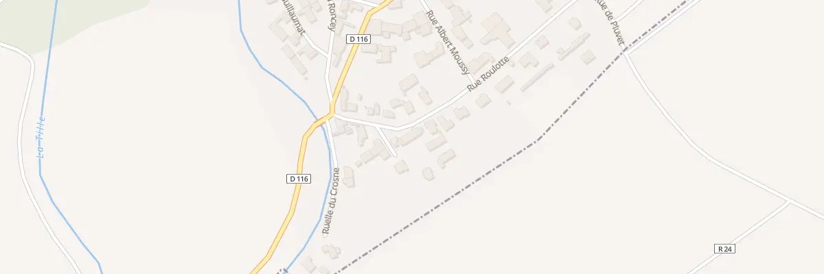 Plan du 6 Rue Roulotte à Longeault-Pluvault