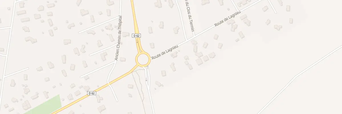Plan du 550 Rte de Lagnieu à Blyes
