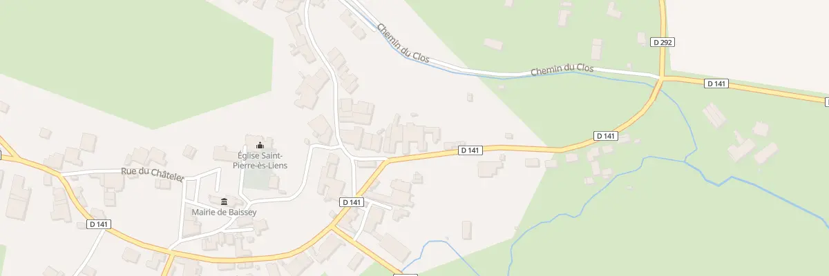 Plan du 4 Rue du Preslot à Baissey