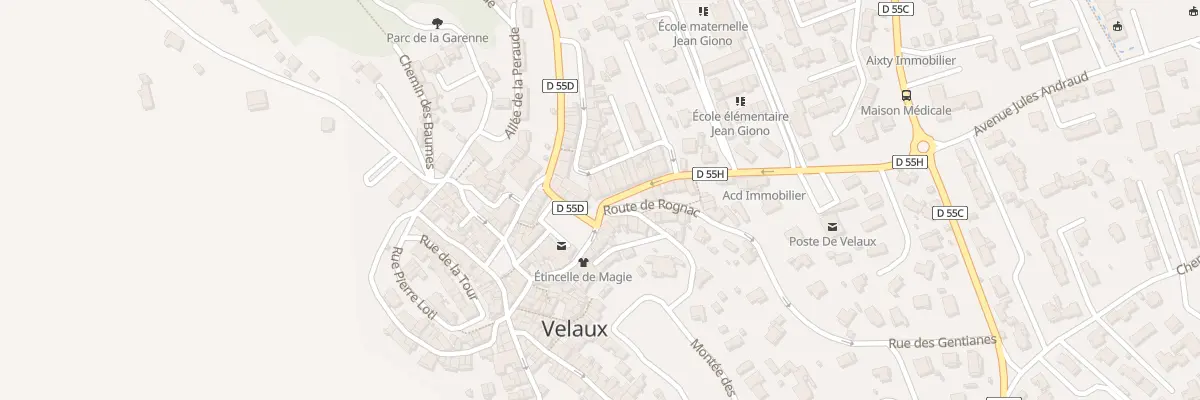 Plan du 2 Av de la République à Velaux