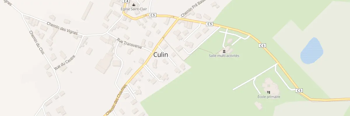 Plan du 59 Chem des Charmes à Culin