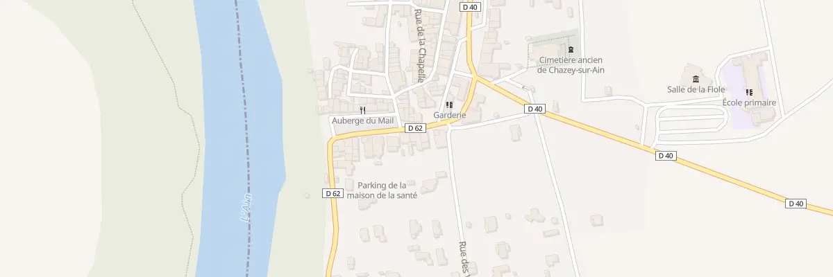 Plan du 109 Rue du Mail à Chazey-sur-Ain