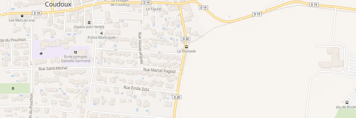 Plan du 15 Rue Darius Milhaud à Coudoux