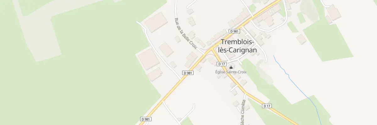 Plan du 5017 Rue du Marechal Foch à Tremblois-lès-Carignan