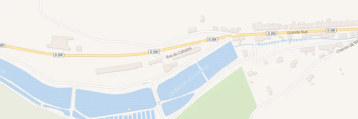 Plan du 9 Rue du Calvaire à Brouennes