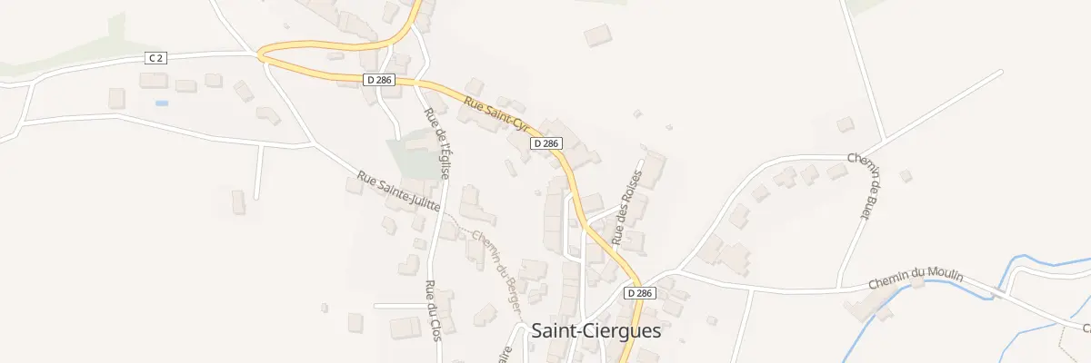 Plan du 16 Rue Saint Cyr à Saint-Ciergues
