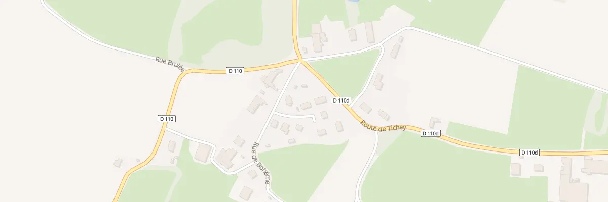 Plan du 3 Lot de la Bohème à Montagny-lès-Seurre
