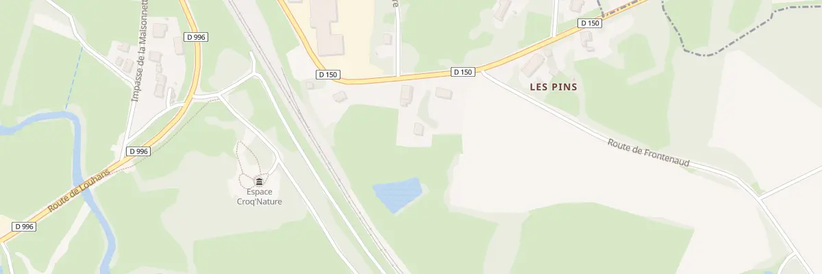 Plan du 650 Rte des Pins à Sainte-Croix-en-Bresse