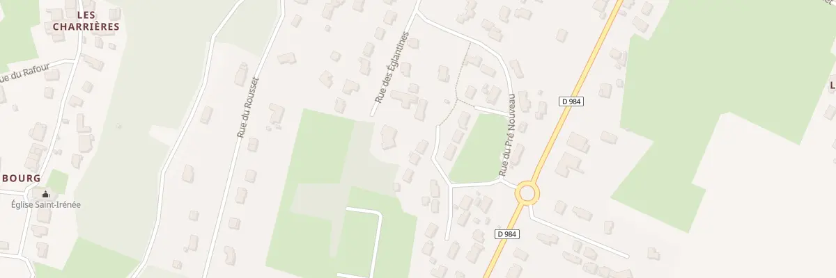 Plan du 101 Imp du Pré Nouveau à Châtillon-la-Palud