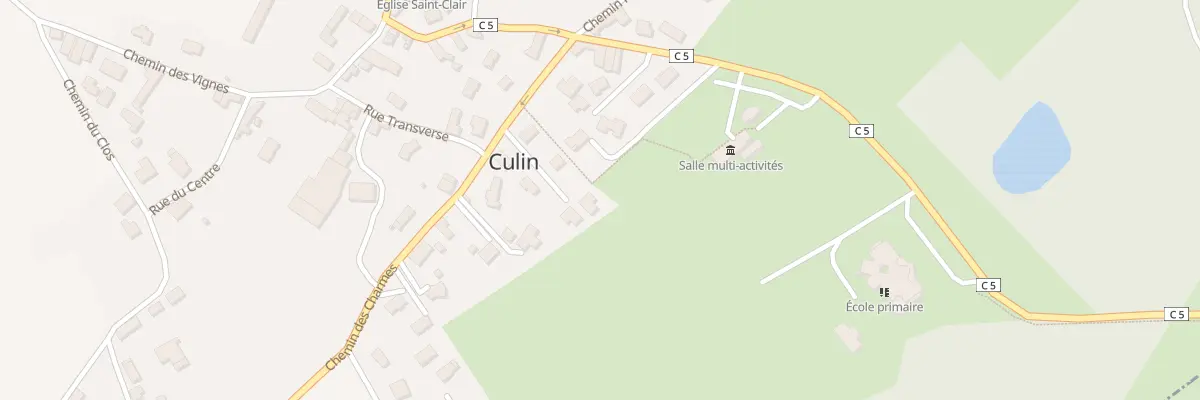 Plan du 61 Chem des Charmes à Culin