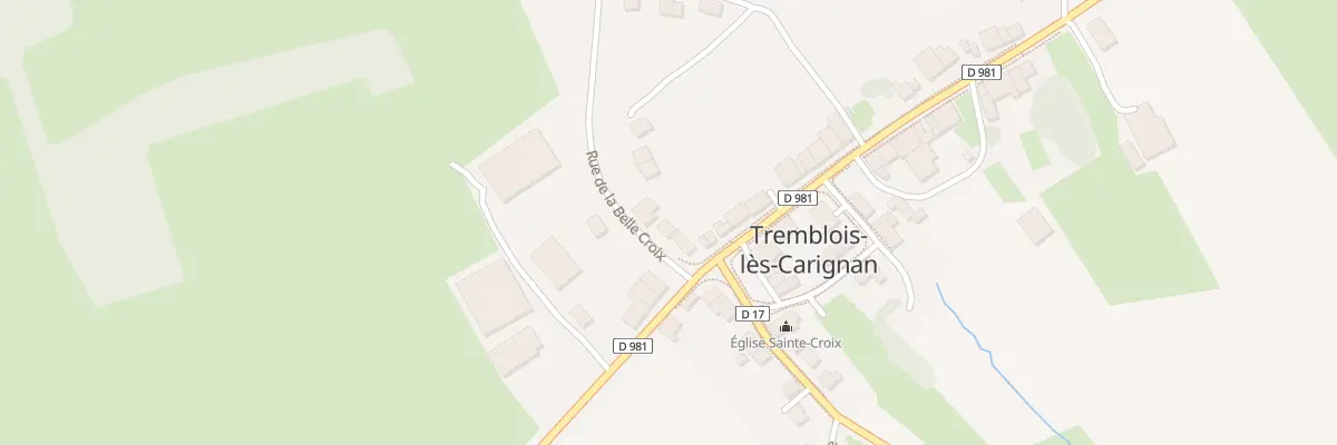 Plan du 30 Rue de la Belle Croix à Tremblois-lès-Carignan