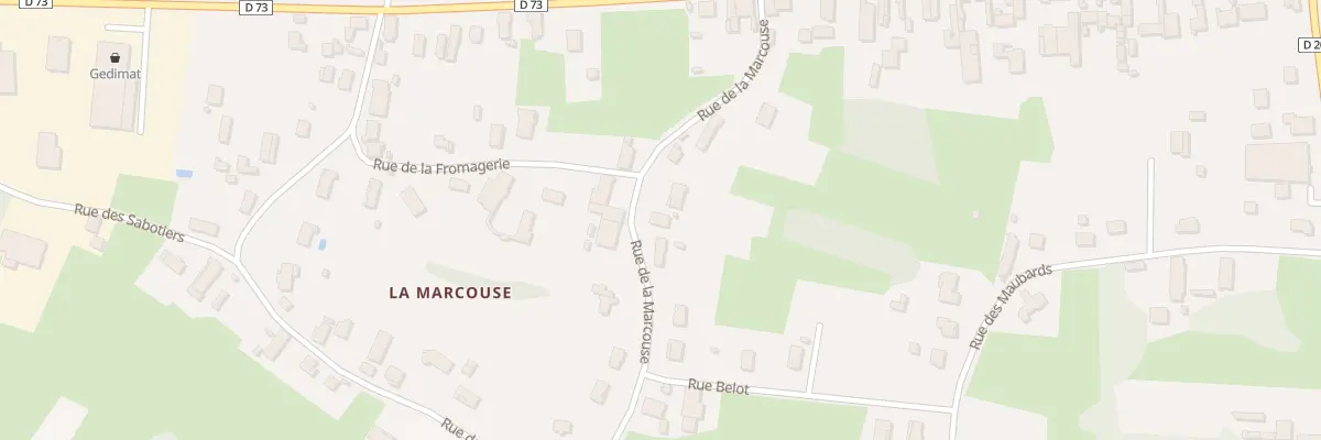 Plan du 42 Rue de la Marcouse à Pierre-de-Bresse