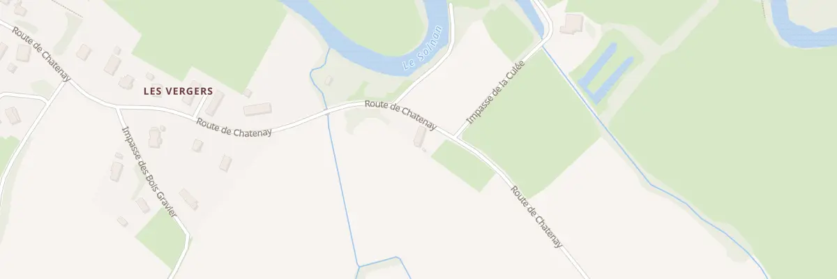 Plan du 750 Rte de Chatenay à Sainte-Croix-en-Bresse