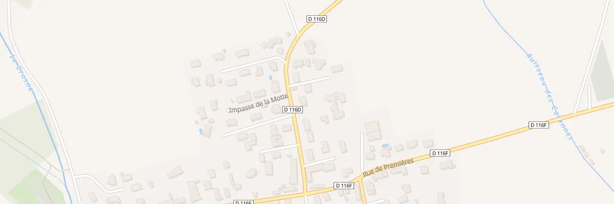 Plan du 6 Rue de Labergement-foigney à Beire-le-Fort