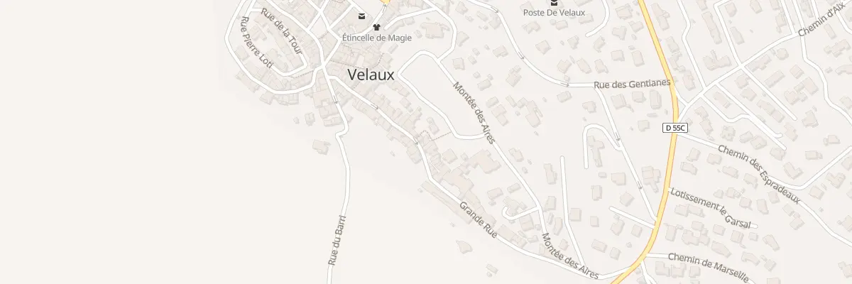 Plan du 44 Gr Grand’Rue à Velaux