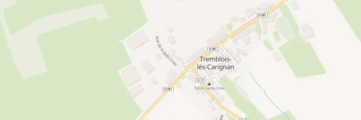 Plan du 26 Rue de la Belle Croix à Tremblois-lès-Carignan