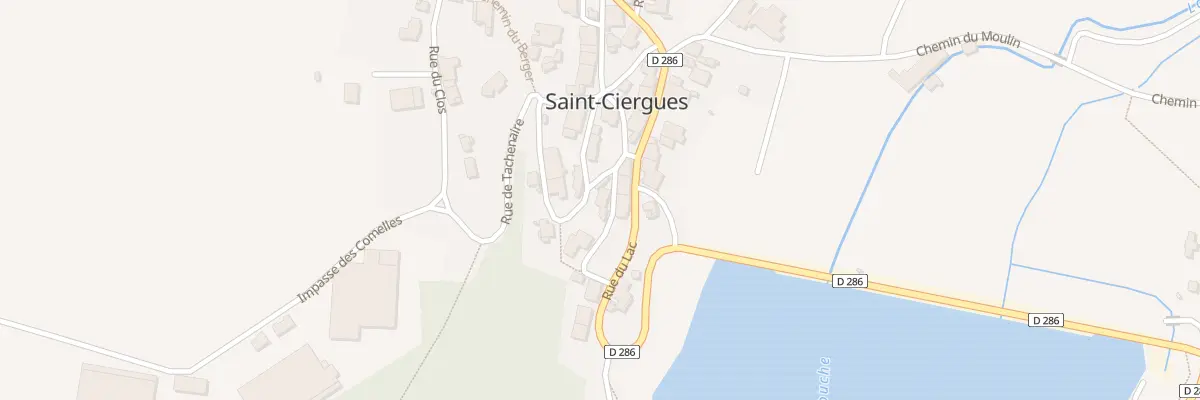 Plan du 4 Rue de la Grande Fontaine à Saint-Ciergues
