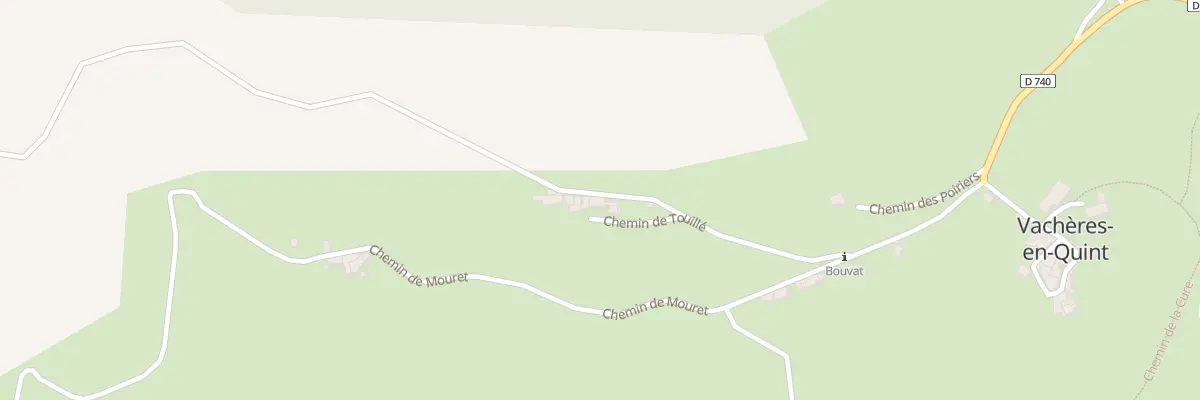 Plan du 5023 Touille à Vachères-en-Quint