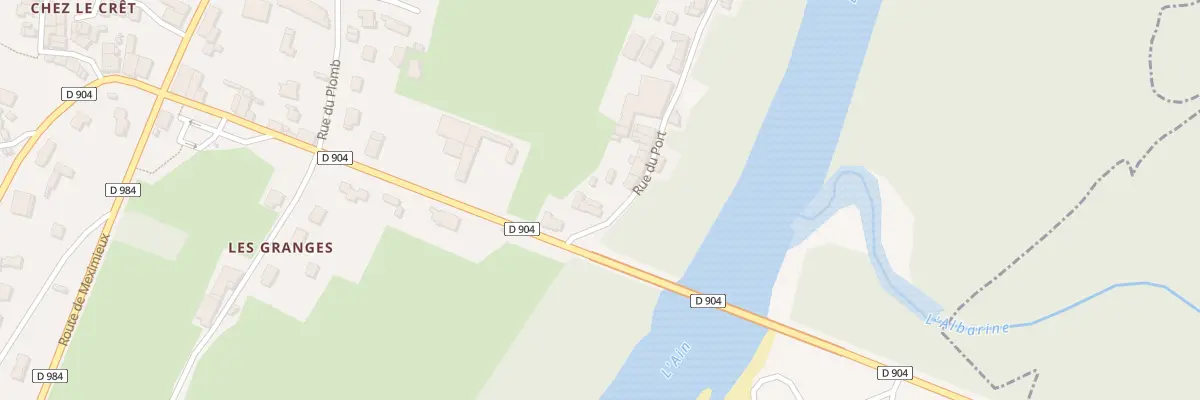 Plan du 53 Rue du Port à Châtillon-la-Palud