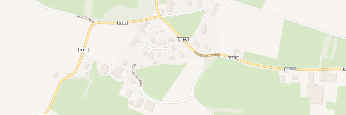 Plan du 8 Lot de la Bohème à Montagny-lès-Seurre