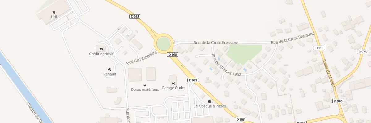 Plan du 55 Rue du 19 Mars 1962 à Saint-Usage