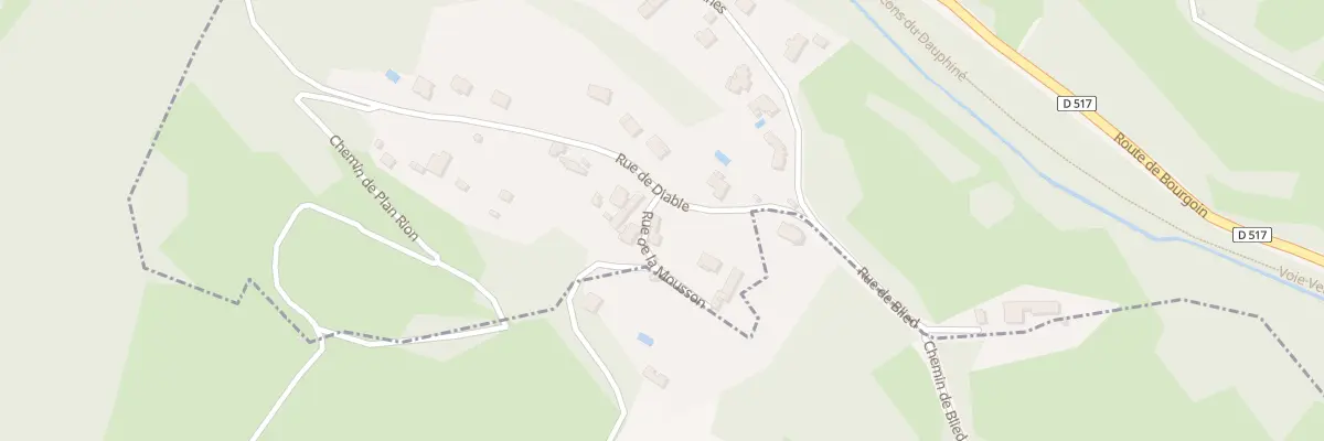 Plan du 9 Rue de la Mousson à Dizimieu