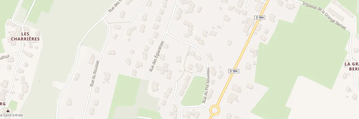 Plan du 251 Rue des Eglantines à Châtillon-la-Palud