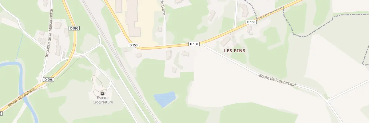 Plan du 690 Rte des Pins à Sainte-Croix-en-Bresse