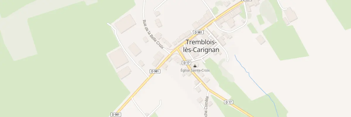 Plan du 34 Rue du Marechal Joffre à Tremblois-lès-Carignan