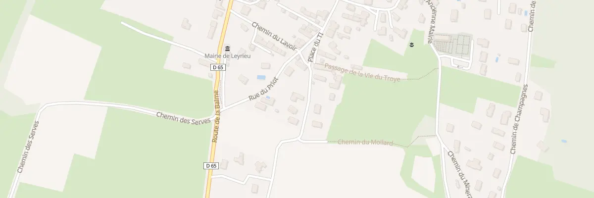 Plan du 5134 Chem des Rigoles à Leyrieu