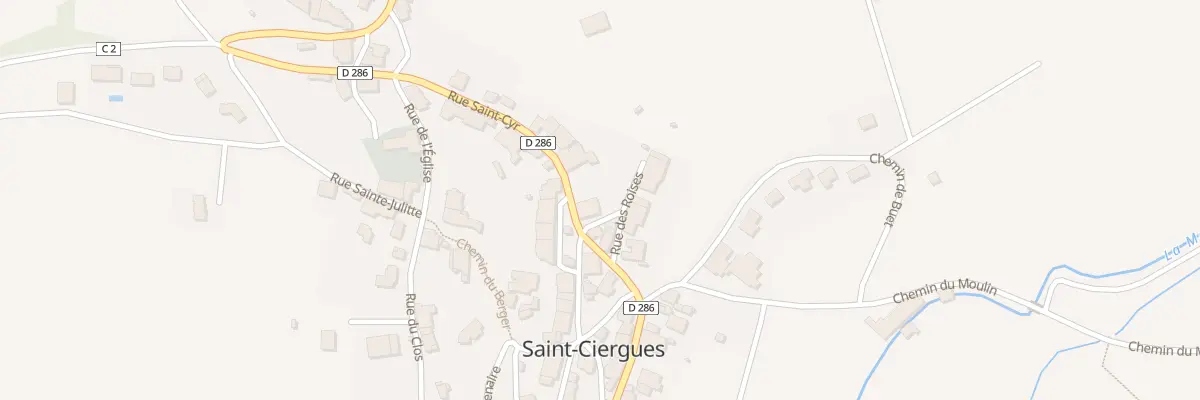 Plan du 13 Rue Saint Cyr à Saint-Ciergues