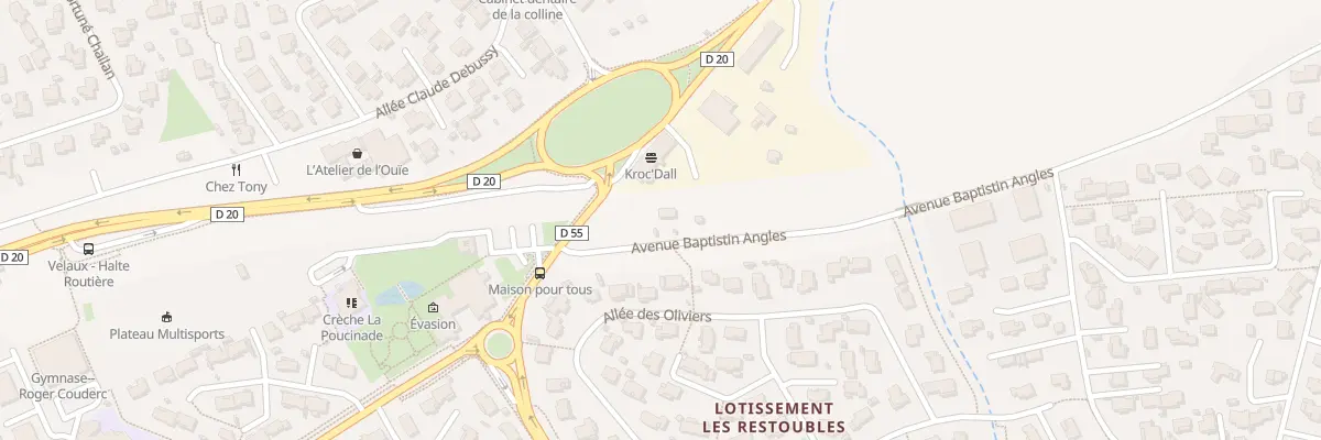 Plan du 55 Av Baptistin Angles à Velaux