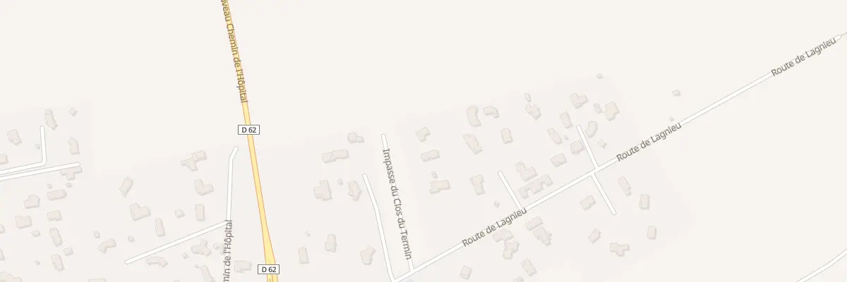 Plan du 705 Rte de Lagnieu à Blyes