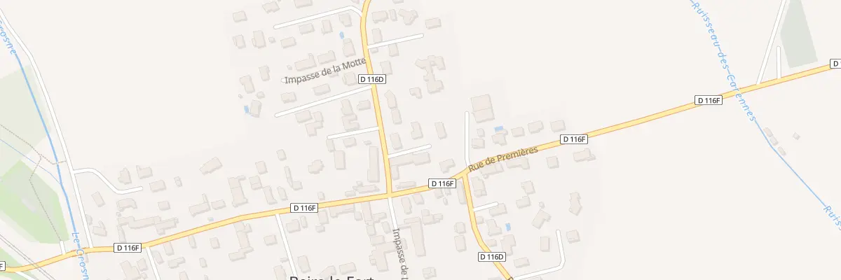 Plan du 4 Rue de Labergement-foigney à Beire-le-Fort