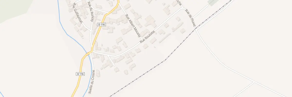 Plan du 10 Rue Roulotte à Longeault-Pluvault