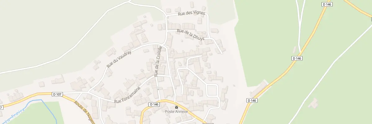 Plan du 1 Rue des Freres Nancey à Poulangy