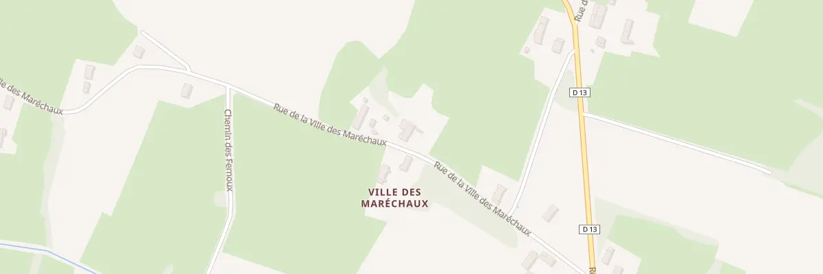 Plan du 274 Rue de la Ville des Maréchaux à Serley