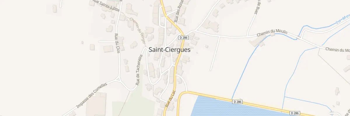 Plan du 3 Rue du Muret à Saint-Ciergues