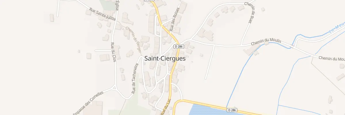 Plan du 4 Rue du Lac à Saint-Ciergues