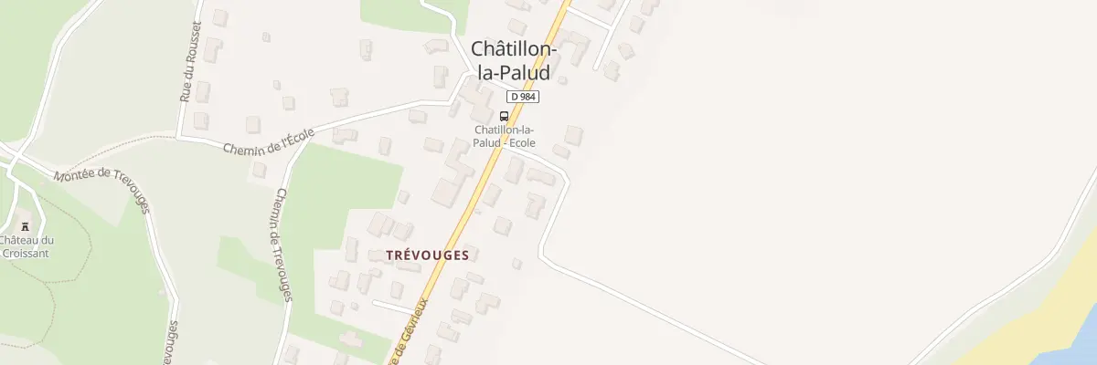 Plan du 38 Che du Bron à Châtillon-la-Palud