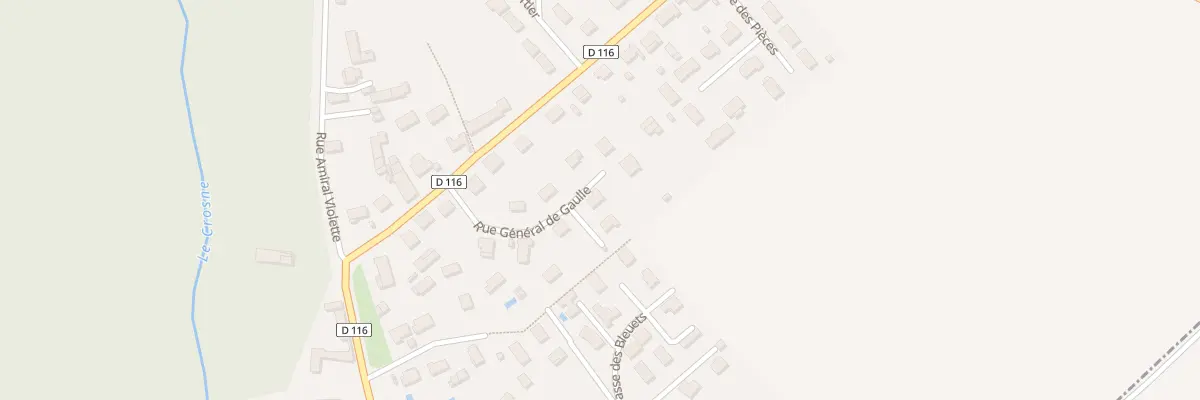 Plan du 10 Rue General de Gaulle à Longeault-Pluvault