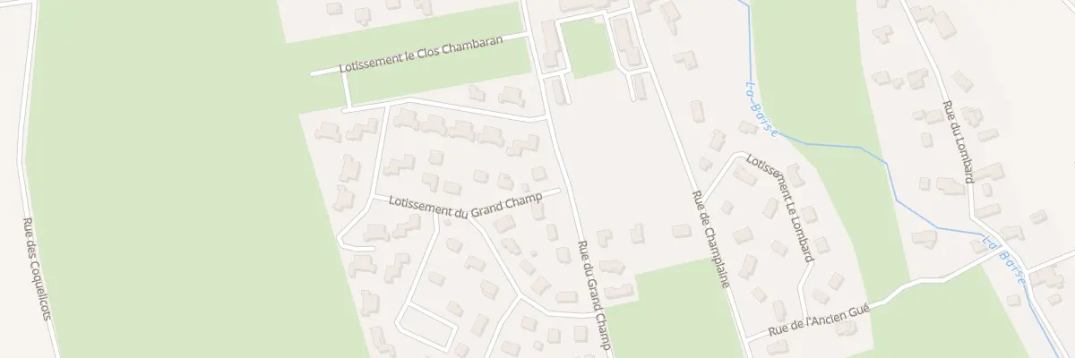 Plan du 829 Rue du Grand Champ à Saint-Siméon-de-Bressieux