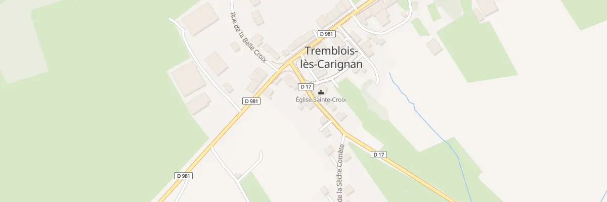 Plan du 38 Rue du Marechal Joffre à Tremblois-lès-Carignan