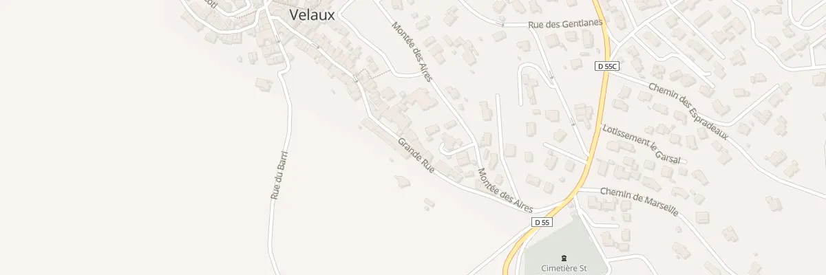 Plan du 68 Gr Grand’Rue à Velaux