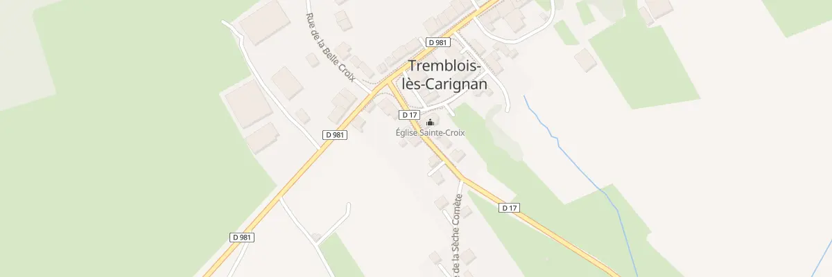 Plan du 40 Rue du Marechal Joffre à Tremblois-lès-Carignan