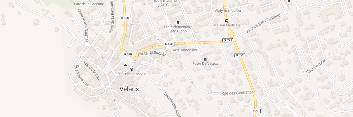 Plan du 14 Rte de Rognac à Velaux