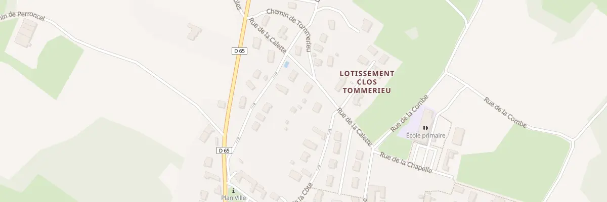 Plan du 130 Rue de la Calette à Leyrieu
